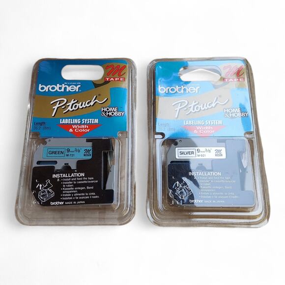 Vintage 1996 Brother P-Touch PT100 Handheld Label Maker System w/ Tape - Picture 5 of 7